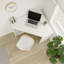 Alison 72Cm W Corner Computer Desk with Open Storage-557923235