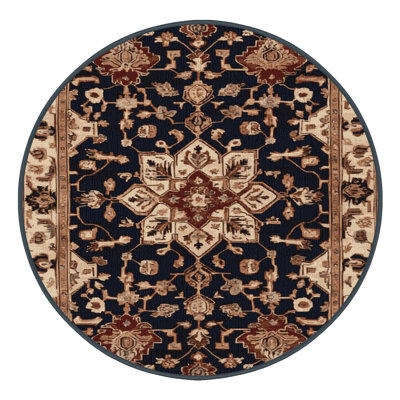 Machine Washable Persian Brown Area Rug