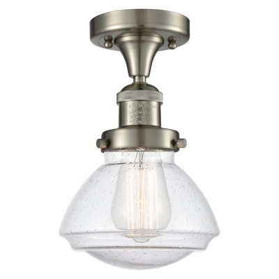 Plafonnier semi-encastré 1 lumière 6,75 po Chesterville