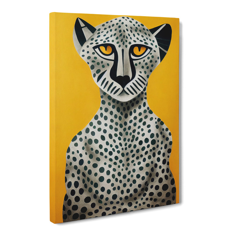The Cheetah - Wall Art, 50cm H x 35cm W x 3cm D, Wrapped Canvas