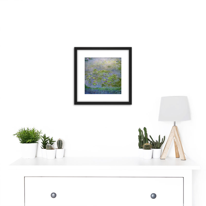 Claude Monet Nympheas Waterlilies by Claude Monet - Single Picture Frame Painting