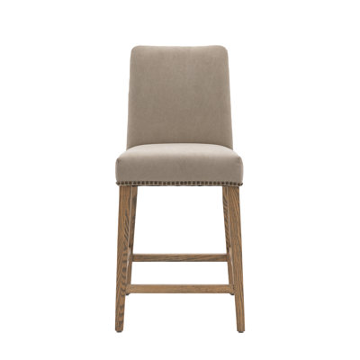 Crewellwalk Upholstered and Velvet Bar Stool