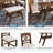 TOPMAX 6-Piece Wood Counter Height Dining Table Set With Storage Shelf, Kitchen Table Set With Bench And 4 Chairs,Rustic Style,Beige Cushion-1166189894