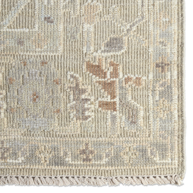 Jaipur Living Meirion KYD02 Handknotted Oriental Gray Area Rug (9'x12'), Rectangle 6' x 9'