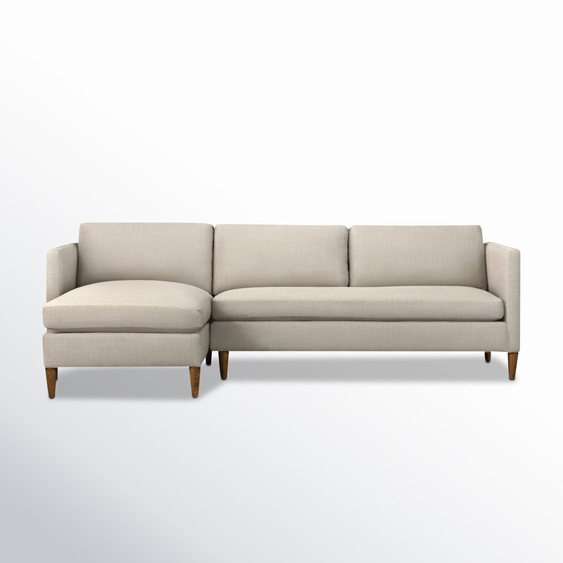 Clifford Chaise Sectional, Left Hand Facing, Monique Twine Boucle