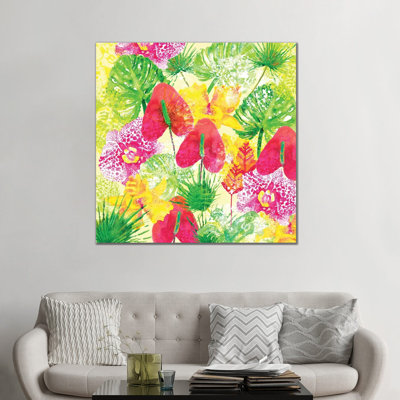 Fleurs tropicales par Sara Berrenson - reproduction d'art