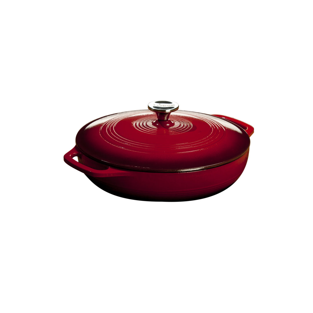 Lodge 3.6 Quart Enameled Cast Iron Casserole Lodge 