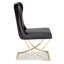 Chaise d'appoint rembourrée en similicuir Riddick-31014662-31014666