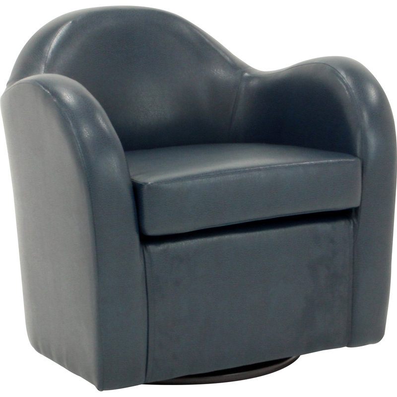 Fauteuil pivotant l 30,5 po Braewyn, Similicuir Rodeo