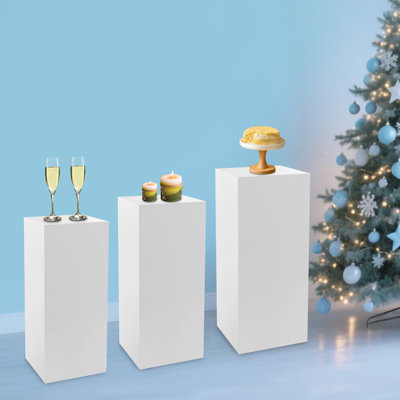 Display Pedestal Stand, Metal Display Pedestal Stands, Display Pillars For Birthday Party Wedding