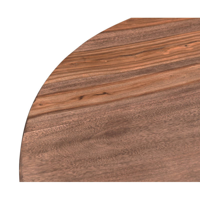 Rajna Round Solid Wood Dining Table