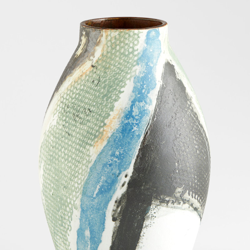 Seabrook Handcrafted Table Vase 1, 11.5" H x 6.75" W x 6.75" D