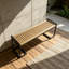 BANC EN BOIS ET MÉTAL-129028200