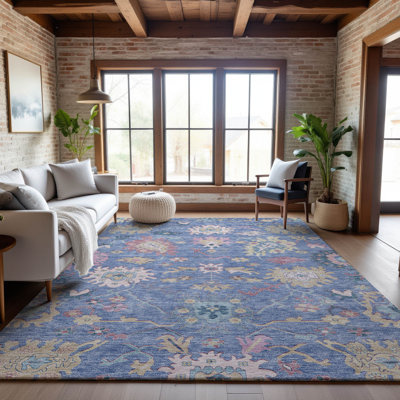 Premium Machine Washable Gurubaksh AMF1154 Global Rug