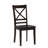Iyad 3-Piece Solid Wood Drop Leaf Dining Set With Cross-Back Chairs - Espresso-1913182157