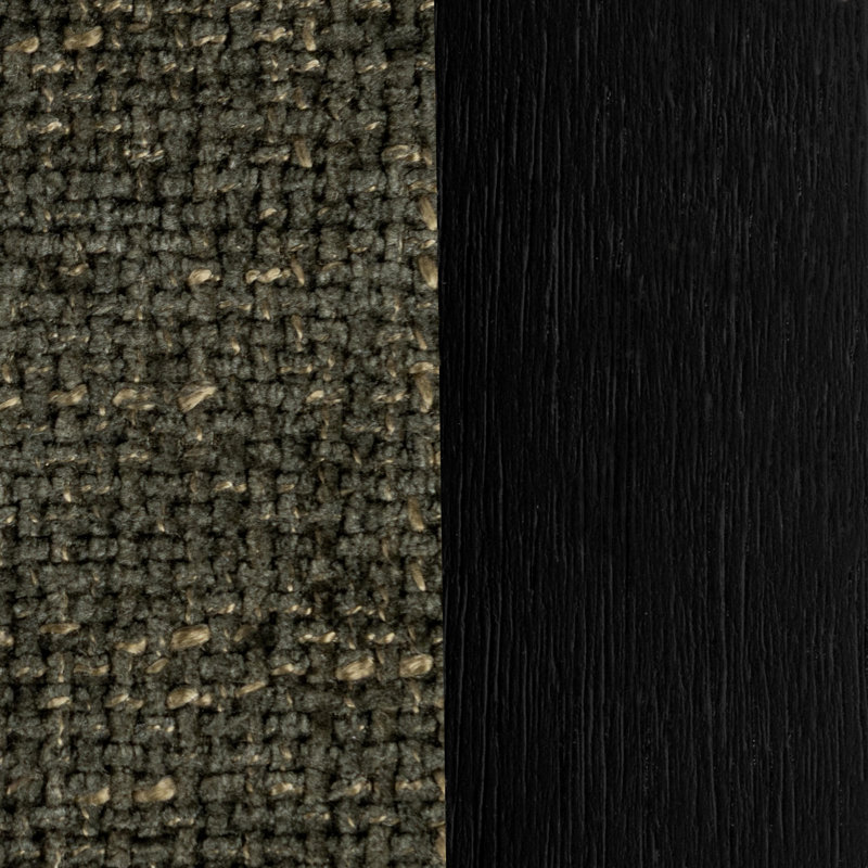 Arima Upholstered Dining Chair, Winter Fir, Black