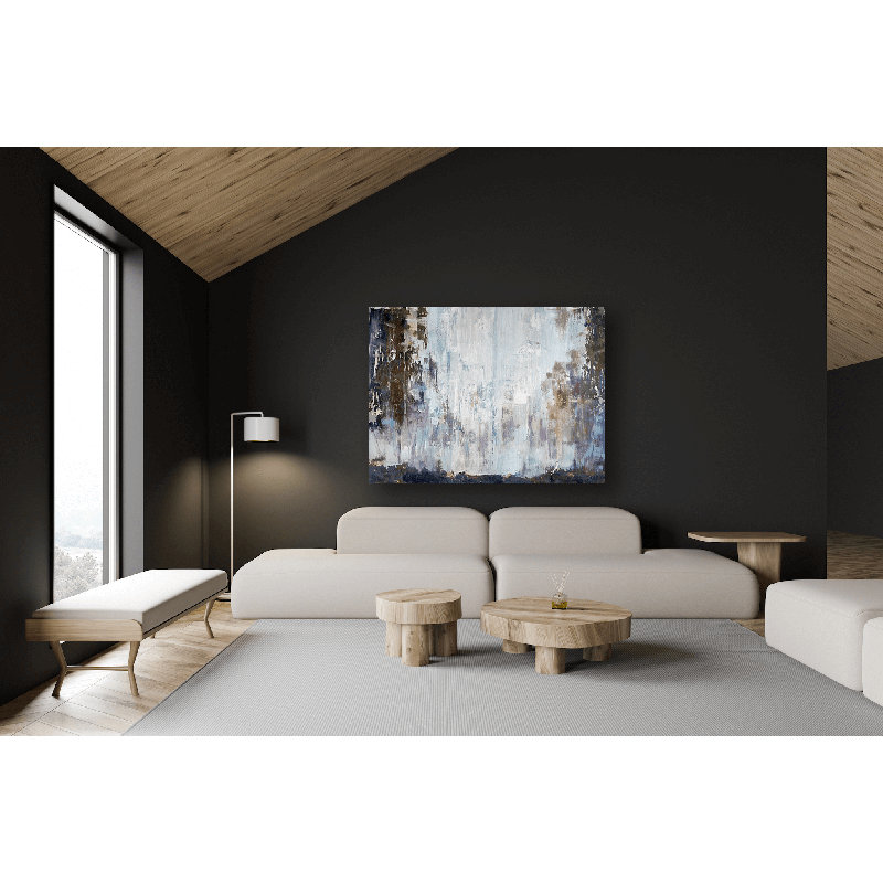 Mist - Artist Enhanced Canvas Print, White Framed Canvas, 40" H x 60" W x 1.5" D