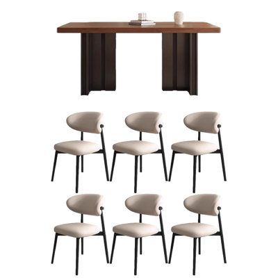 Table de salle à manger rectangulaire