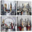 4 Piece Wrapped Canvas Print