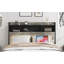 Structure de lit plateforme double en bois-1153016554
