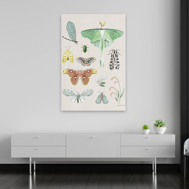 Beauté bohémienne et rustique moderne de la forêt IV, H 60 po x l 40 po