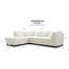 Canapé modulaire (repose-pieds non inclus), blanc