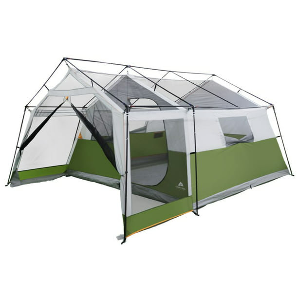 8 Person Family Camping Tent with Screen Porch