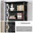 Industrial 6-tier Tall bookshelf, Freestanding Open Storage Shelves-1101079117