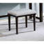 Tabouret de coiffeuse Style 1Pc, plateau en verre trempé transparent de 8 mm, miroir central, 3 tiroirs de rangement, tabouret rembourré, gris
