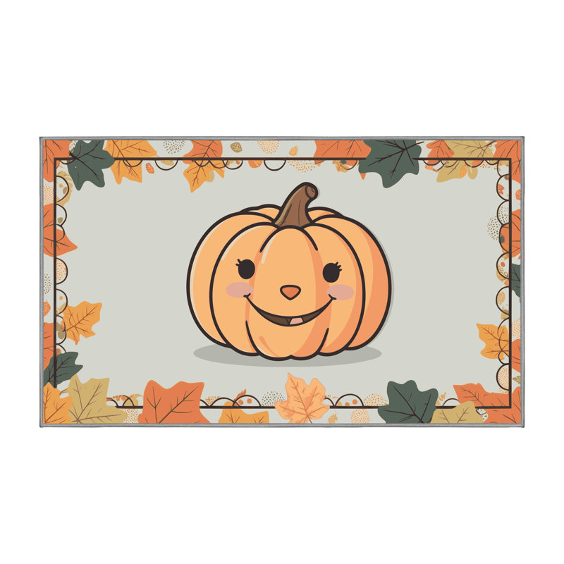 Tapis de Noël lavable The Holiday Aisle®, Rectangulaire 8 pi x 10 pi