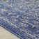 Utterback Oriental Dark Blue/White Area Rug