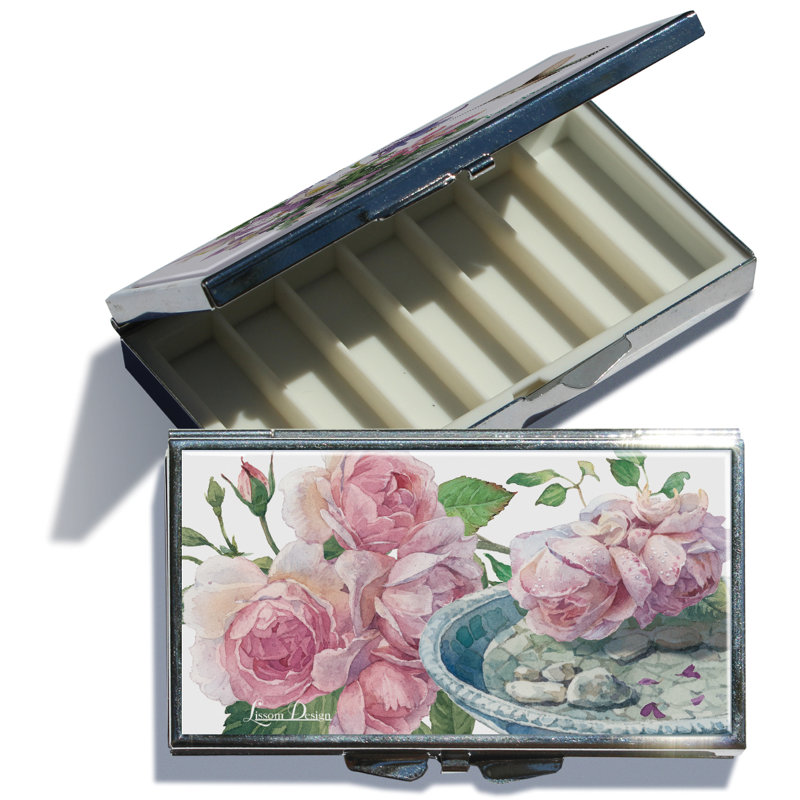 Enchanted Garden Rose Pill Box