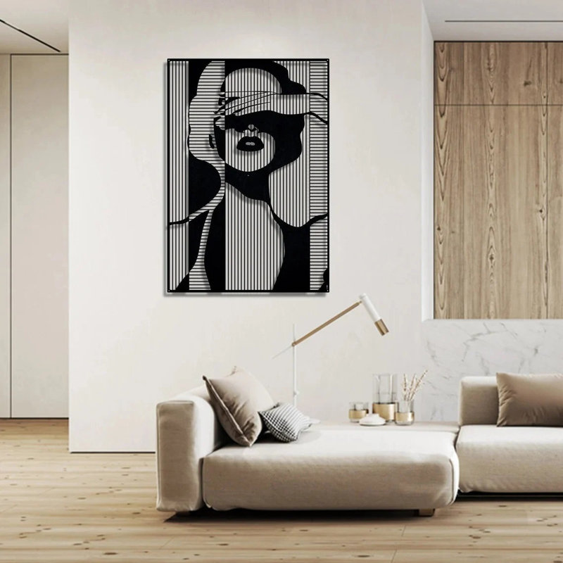 Handmade Glam People Wall Decor on Metal