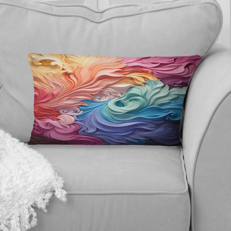 Coussin décoratif Opt Art Radiant Spectrum I - Op Art