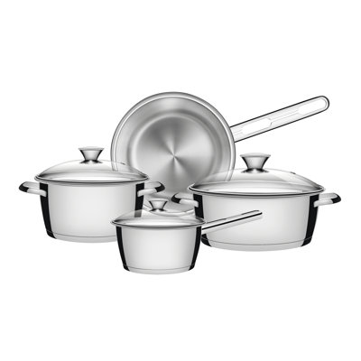 Tramontina 4 Pieces Stainless Steel Cookware Set