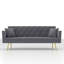 Canapé-lit 72 po avec dossier ajustable capitonné 72 po American Retro-872495086