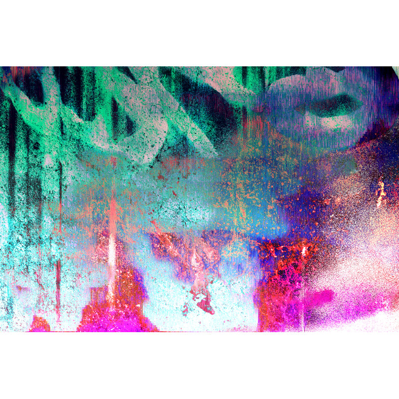 Graffiti Texture by Hueberto - Wrapped Canvas Painting, 20cm H x 30cm W