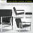 Faux Leather Armchair with Ottoman-1628494880