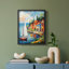 Paysages série CCLXIV - reproduction encadrée de qualité supérieure - prête à être accrochée - aucun clou requis-1056008038-1056008039
