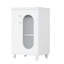 Meuble-lavabo de 20 po avec lavabo, meuble-lavabo avec tablette à 2 niveaux, tablette réglable