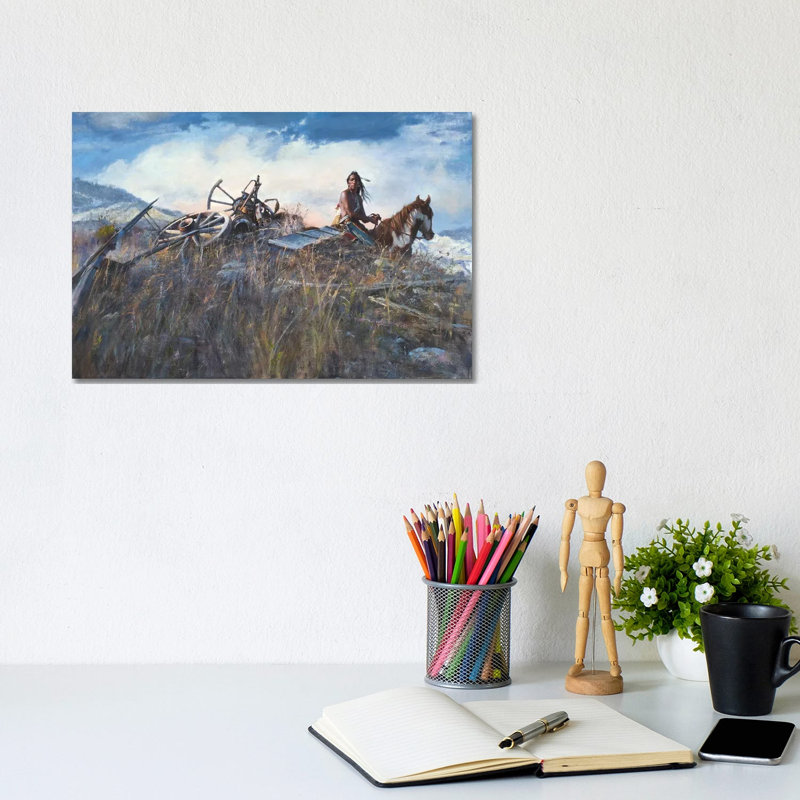 One Mans Treasure by David Edward Kucera - Wrapped Canvas Painting, 20.32 cm H x 30.48 cm W