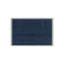 Tapis intérieur / extérieur tissé à plat en jute bleu marine / ivoire Border-927171211-927171261