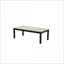 3 pièces blanc contemporain et amp; Ensemble de tables basses noires en faux marbre pour le salon Facile à assembler