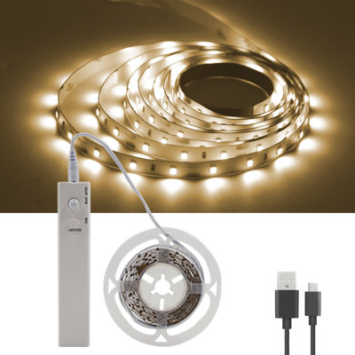 VST Flexible 6.56 Ft LED Strip with Motion Sensor Controller, Battery Box (Battery not included)
