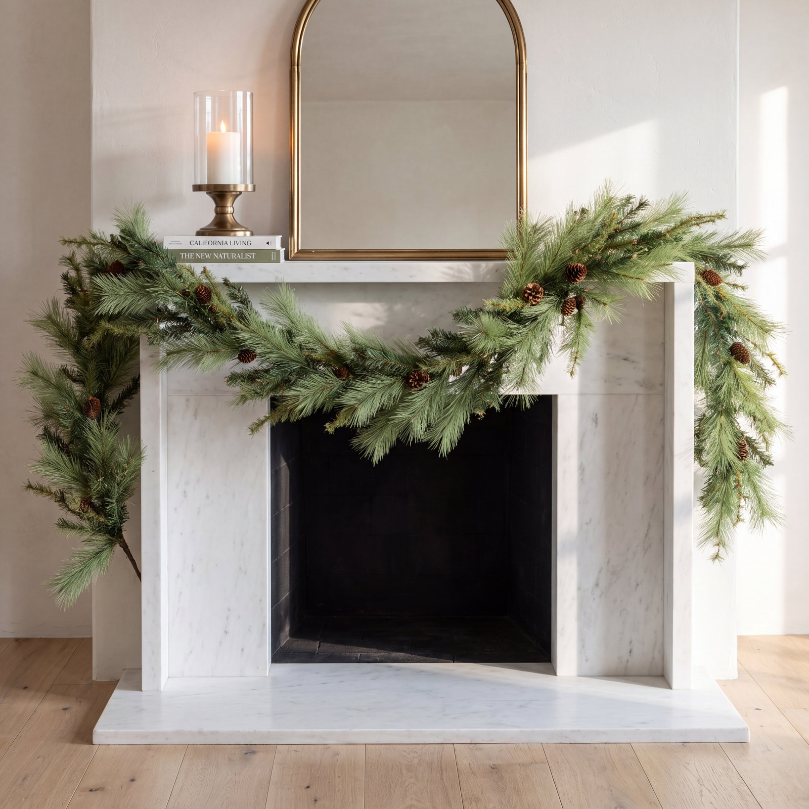 70'' in. Faux Pine Garland