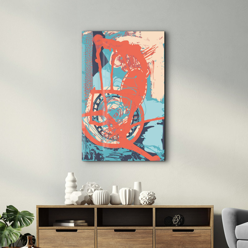 Peinture décorative en verre trempé