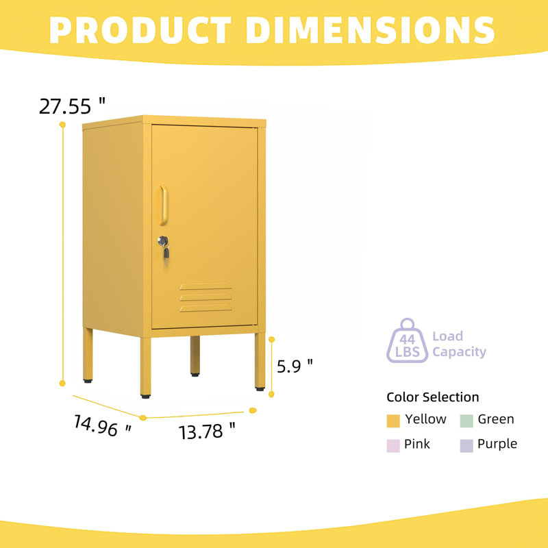 35cm Home Locker, Orange