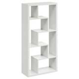 6 Cube Storage Bookcase, Open Shelf Simple Compartment Bookshelf, Use Horizontally, Use Vertically, Use Upside Down