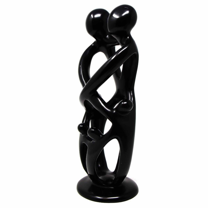 Figurine de famille Gregers, H 10 po x l 4 po x P 4 po