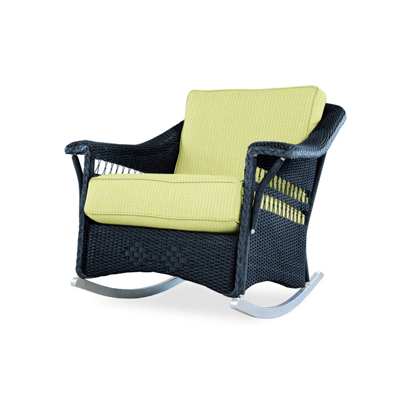Nantucket Outdoor Rocker Chair, Demo Skyway, Ebony